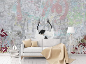 现代简约抽象艺术 从油画到数字壁纸的设计美学